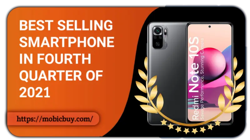 Best selling smartphone in 4th quarter of 2021